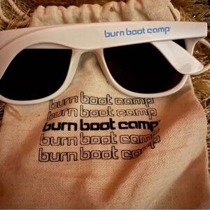 Burn Boot Camp White Sunglasses